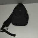 Crossbody Bags for Women Men Trendy Sling Bag Backpack Casual Chest Bag with Convertible Shoulder Strap (Medium, Black)