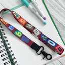 2 x Lanyard for keys Neck Lanyards for ID Badges Holder, Car Keys, Wallet, Keychain for Teacher, Nurse, Doctor