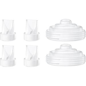 4PCS Duckbill Valves 2PCS Silicone Diaphragm Compatible with Momcozy M5 Breast Pump, Breast Pump Replacement Parts Accessories for M5,6PCS