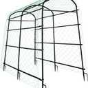 unho Garden Arch Trellis,7.2FT Extra Tall Polyethylene-Coated Stainless Steel Garden Trellis for Climbing Plants Outdoor Garden Trellis Arch for Cucumber Trellis,Metal Trellis for Climbing Plants