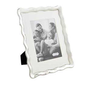 Mud Pie Wavy Metal 5X7 Frame; 11" X 8 1/2"