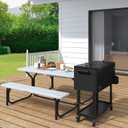 YITAHOME 80 Quart Rolling Cooler Cart with Bottle Opener Drainage, Portable Patio Cooler Rolling on Wheels, Outdoor Rolling Beverage Cart Drink Cooler for Patio Pool Deck Party BBQ Cookouts (Silver), 24 inches L x 16 inches W x 16 inches H