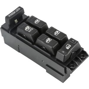 15062650 Driver Side Power Window Switch Master Control Replacement for 2000 2001 2002 Chevy Silverado & GMC Sierra 1500HD 2500HD 3500, GMC Yukon XL, 2002 Avalanche, OE DS2185, 901090, 1S8326