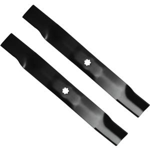 AM141034 Lawn Mower High Lift Blade for 42 Inch Deck John Deere D105 D110 LT160 LA135 Z225 - Heavy Duty Blade Replaces AM141034 AM141032 M154062 AM137327 M154061-2 Pack