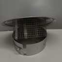 10Inch Round Chimney Cap,Adjustable Roof Cap for Vents,Chimney Cap with Screen in Stainless Steel,Round Rain Cap for All-Round Chimney Protection,Round Roof Rain Chimney Cover,10Inch Round Chimney Cap