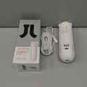 JISULIFE Handheld Fan with 4500 mAh Powerbank Max 37 Hours Runtime, Pocket Portable Battery Operated or USB Powered Folding Personal Fan, 3 Speeds, Gifts for Women Men Kids Gift for Festival-White