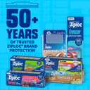 Ziploc Brand Twist n Loc Food Storage Containers, Leak Resistant Design, Small Round, 9 count