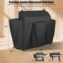 QuliMetal Grill Cover for Camp Chef 36 Inch Pellet Grills - 600D Heavy Duty Waterproof and UV Resistant for Camp Chef Woodwind Pro WiFi 36 Pellet Grill,SmokePro LUX 36,SmokePro SGX 36