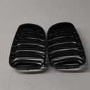 Front Kidney Grille Glossy Black Grill Compatible with BMW 3 Series G20 2019 2020 2021 2022 316i 318i 320i 328i 330i 335i 340i Double Slats