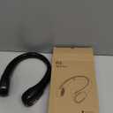 FrSara Neck Fan, Bladeless Neck Fan, Upgraded 4000mAh, Long Endurance, Upgraded air volume, Easier to Use, 360° Cooling, No Hair Twisting, Non-Slip Material, Rechargeable, 3-Speed