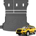 KUST Trunk Cargo Mat for 2025 2026 Subaru Forester (Not for Hybrid or Wilderness), Rubber Cargo Liner & Backrest Mat Set for Forester Accessories Rear Trunk Liner Back Seat Protector, High Edge, 5PCS