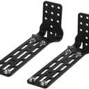 Peakamper Pair Awning Mounting Extended Brackets, Stable Installation for Roof Rack, Cross Bars, Off-Road Awning 4 pcs
