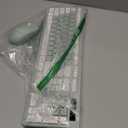 Wireless Keyboard and Mouse Combo, Full-Sized Wireless Keyboard and Adjustable DPI Mouse, 2.4GHz USB Receiver, Silent Keyboard and Mouse for PC, Windows, MAC, Desktop, Laptop (Avocado Green)