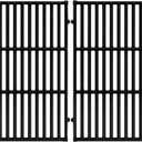 GGC 18.75" Grill Grates for Weber Genesis ii E-310, E-315, E-325, E330, E335, S-310, S-335, S-345 Genesis II LX S-340, LX E-340, 2 PCS Cast Iron Grates for Weber 66095 66802