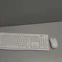Logitech MK270 Wireless Keyboard and Mouse Combo for Windows, 2.4 GHz Wireless, Compact Mouse, 8 Multimedia and Shortcut Keys, 2-Year Battery Life, for PC, Laptop - White