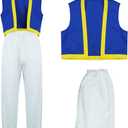 Men Costume Adult Super Cosplay Vest and Pants Halloween Costume, Size Medium