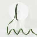 MEEDEE Moss Green Velvet Ribbon 3/8 Inch Double Face Velvet Ribbon 2 Rolls 20 Yards Chartreuse Ribbons for Ornaments, Gift Wrappig, Christmas Tree Decorations, Rustic Wreath, Winter Decor