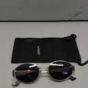 livho 2025 Trendy Oval Sunglasses - Stylish Polarized Shades for Everyday - Retro Metal Frames