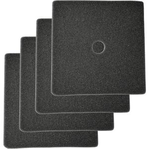 2 x Good Pet Stuff, Replacement Carbon Odor Control Filters for Hidden Litter Box Planter, Courtyard Square Shape, Easy to Install, Odorless, Absorbs Smells, Sunlight Activated Charcoal Infused, 4 Pack
