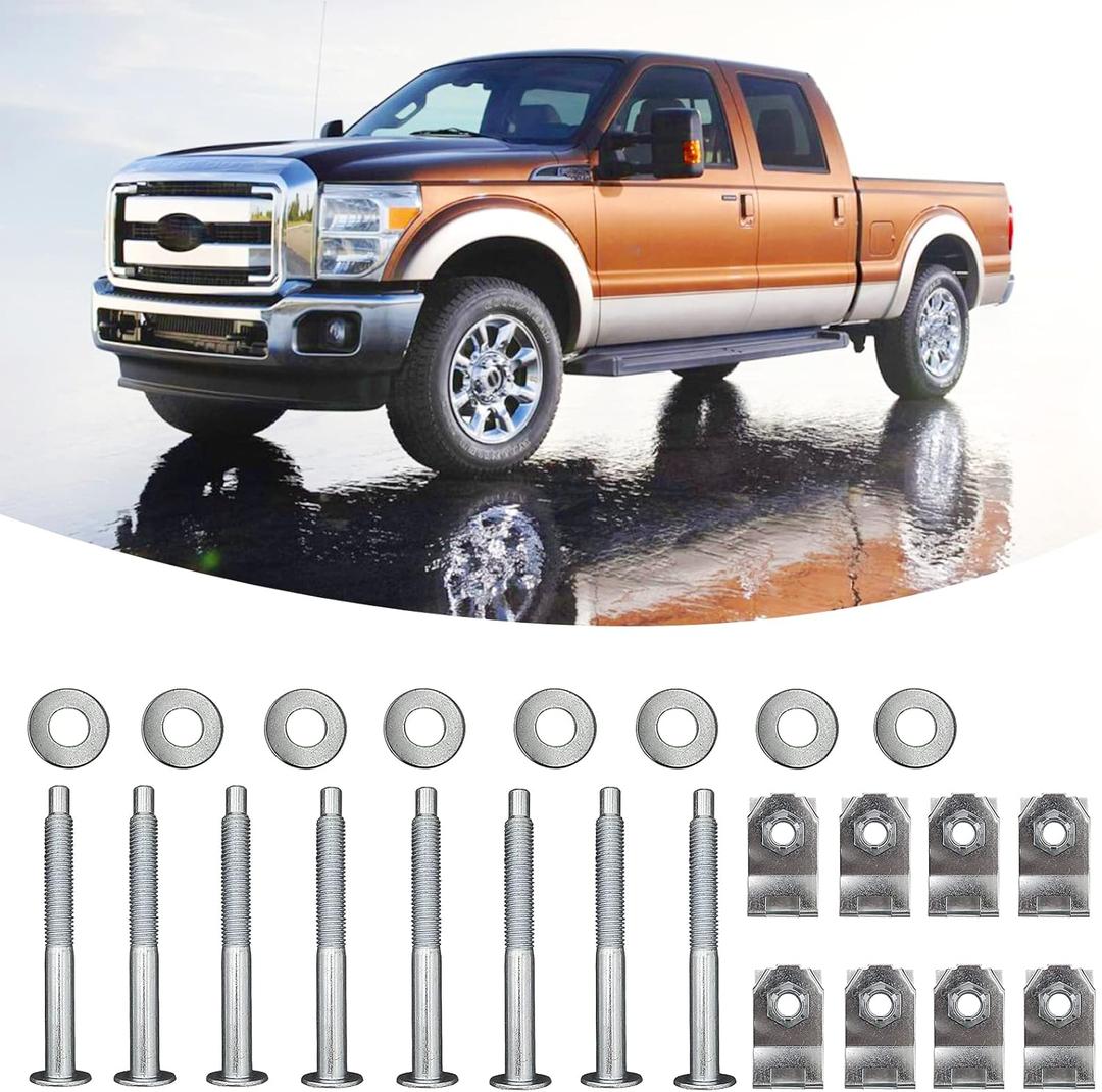 924-311 Truck Bed Mounting Hardware Kit Fit for Ford F250 F350 1999-2016 Super Duty Replaces Bed Bolts W706641S900 W708770S436 XC3Z9900038AA W706640S900