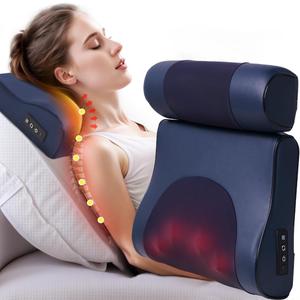 Shiatsu Neck and Back Massager,Electric 4D Massage Pillow,with Heat,Neck Massager for Pain Relief deep Tissue,for Neck, Back, Shoulder,Foot,Body Muscle Pain Relief,Holiday Gifts