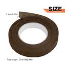 2 x BYH 30 Yard Floral Tapes, 12 Rolls Floral Tapes Stem Wrap 1/2in Wide DIY Flower Tape Flexible Sticky Materials Stem Wrap Tape for Bouquets Arrangements Wedding Corsages Floral Crafts (Coffee color)