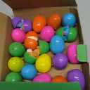 YEAHBEER 24 Pcs Easter Eggs Filled with Finger Puppets, Prefilled Easter Eggs Cartoon Animal Puppets for Easter Basket Stuffers, Easter Egg Hunt, Easter Party Favor for Kids