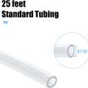 AQUANEAT Aquarium Tubing 25 Feet Clear, Airline Tubing, Standard 3/16 Air Hose for Fish Tank Air Pump,Hydroponics,Pond