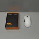 MIKIBY A9 Gaming Mouse, 18000 DPI, PAW3395 SE Sensor,53G Lightweight, Tri-Mode 2.4G/BT5.0/USB-C Wireless/Wired Mouse, Programmable Mouse, Office Mice for PC/Xbox/Win/Mac (White)