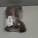 Yimobra Bathroom Rugs Non Slip Washable - Ultra Soft Absorbent Chenille Bath Mat, Quick Dry Shaggy Floor Carpet for Tub Shower, Brown Home Decor Accessories, 24x17 Inch