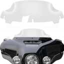Clear 7” Motorcycle Windshield Windscreen Compatible for 2014-2023 Harley Davidson Touring Street Glide/Electra Glide/Ultra Limited/Tri Glide FLHT FLHX FLHXS FLHTK