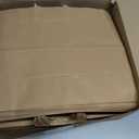 BURVAGY 16x6x12 Inch 100 Pcs Large Kraft Paper Bags with Handles Bulk, Brown Gift Kraft Shopping Bags for Small Business Boutique Retail Grocery