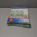 4 Gallon Disposable Pop-Up Trash Cans (6-Pack) with Fitted Bags  Foldable Garbage & Recycling Bins for Parties, Events & Kitchen (White, 12" H x 10" W x 8" D)