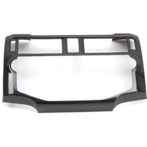 ITrims Car Accessories for Toyota 4Runner 2014-2019 Interior Center Console Dashboard DVD Navigation Screen Frame Cover Trim ABS 1PC (for 14-19 Carbon Fiber)