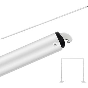Zonon 1 Pcs 4-10ft Double Layer Adjustable Crossbar and Hangers for Use with Pipe and Drape Kit Pipe and Drape Crossbar for Backdrop Stand, Background Curtain and Wedding Decor