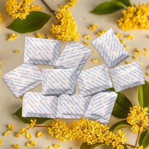 4 x Osmanthus Scented Sachets – Long-Lasting Odor Remover and Freshener for Shoes, Closets, Drawers, and Storage Spaces – Pack of 10
