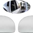 1 Pack 2 Pcs Car Blind Spot Mirror -Convex Glass Angle Adjustable For Side Rearview Mirrors, Wide Angle Frameless Adjustable Stick On Mirror, Fits For All Suv, Truck,Cars (Sector)