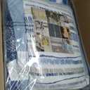 Madison Park Quilt Set Cottage Coastal Design, 6 Piece Set - All Season, Coverlet Bedspread Lightweight Bedding Layer, Shams, Toss Pillows, King/Cal King(104"x94"), Blue/White
