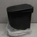 Cesun Small Bathroom Trash Can with Lid Soft Close, Step Pedal, 6 Liter / 1.6 Gallon Stainless Steel Garbage Can with Removable Inner Bucket, Anti-Fingerprint Finish (Matt Black)