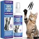 SINROBO Cat Deterrent Spray - Natural Cat Deterrent for Furniture, Safe Indoor & Outdoor Training Aid for Urine Marking & Anti-Scratch