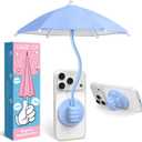 Phone Umbrella for Sun Shade Magnetic: Universal Thumbs Up Phone Sun Shade Umbrella Holder for iPhone Outdoor Beach Pool Travel Summer Gifts for Women Teen Boys Girls Men Fathers Day Beach Accessories