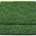 Artificial Grass for Dogs Pee Tray Fake Grass Mat for Professional Puppy Potty Trainer Replacement Dog Grass Pad for Indoor and Outdoor (25.5x19.5 Inch(Pack of 2))