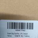 Exper City Coat Rack Wall Mount with Shelf, 26IN Wooden Coat Hanger Hooks Wall Mount with 8 Metal Hooks, Hanging Shelf with Hooks, Wood