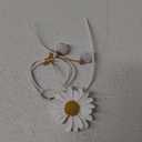 Chrysanthemum Car Decorations - Rear View Mirror Accessories, Cute Gifts for Women - Car Charm Pendant (Flower- Yellow)