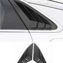 Rear Side Window Louvers Compatible with K5 Gt and Gt Series 2021 2022 2023 2024 2026 Sport Decoration Accessories Air Vent Scoop Louver Window Scoop Louver Cover Glossy Black
