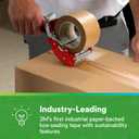 3M Scotch Performance Paper Box Sealing Tape 570, Brown, 2.8 x 55 yd (72 mm x 50 m), 1 Roll, Recycle-Compatible, Great for Packaging, Shipping, and Moving