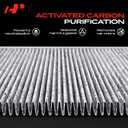 A-Premium Cabin Air Filter with Activated Carbon Compatible with Toyota Camry, Sienna, 4Runner, Avalon, Celica, Solara & Subaru Outback, Legacy & Lexus ES300, ES330, RX330, RX350, GX470, RX400h