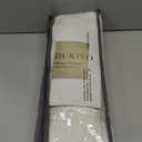 YoungsTex Linen 100% Blackout Curtains for Bedroom 80 Inches Long, Grommet Thermal Insulated Drapes Full Room Darkening with White Liner for Living Room, 2 Panels, 52 X 80 Inch