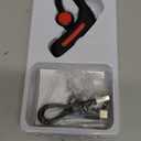 Open Ear Headphones Bluetooth Single Bone Conduction Wireless Earbuds with Earhooks Microphone Earphones Waterproof Long Battery Life Earpiece for Workout Sports Running Android iOS Non Ear Plug Red