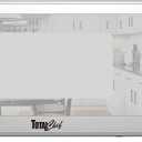 Total Chef 0.7 Cu. Ft. Countertop Small Microwave Oven,700W